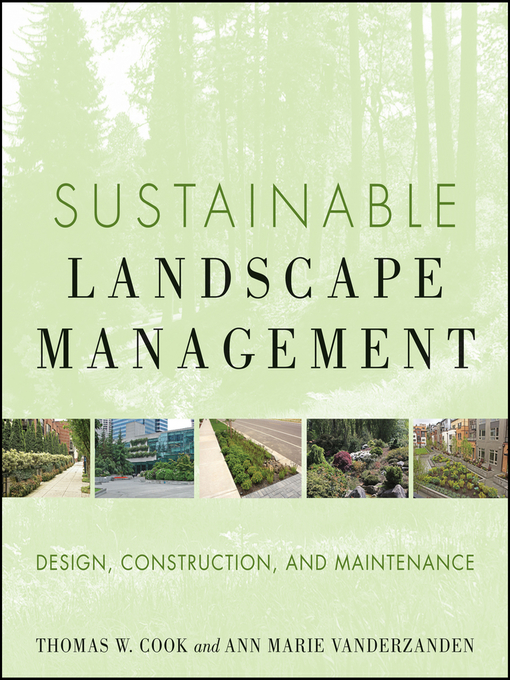 Title details for Sustainable Landscape Management by Ann Marie VanDerZanden - Available